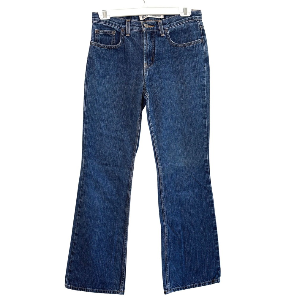 Vintage 90s Express Low Rise Flare Jeans‎ 100% Cotton Blue Womens 5/6 R Denim
